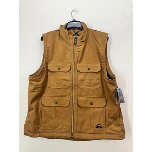 Ridgecut Men's Toughshield Quilted Flece Lined Super Duty Duck Vest XL